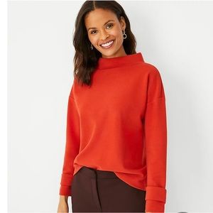 Ann Taylor Petite Mock Neck Top